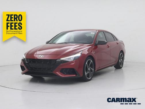 Red 2023 Hyundai ELANTRA N Line