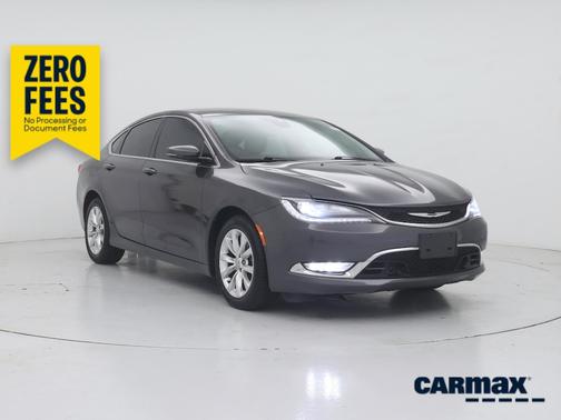 Gray 2015 Chrysler 200 C