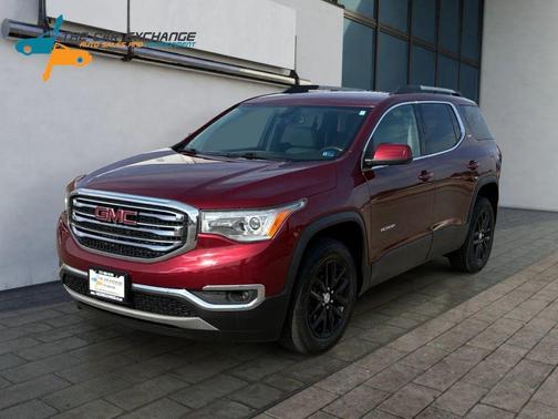 Red 2018 GMC Acadia SLT-1