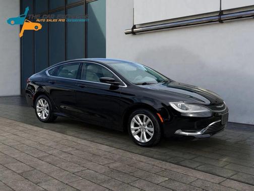 Black Clearcoat 2015 Chrysler 200 Limited