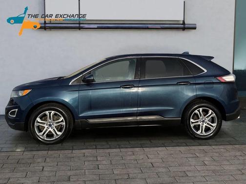 Blue Jeans Metallic 2017 Ford Edge Titanium