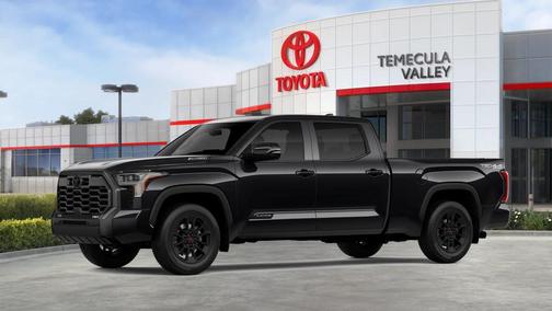 Midnight Black Metallic 2026 Toyota Tundra Hybrid Platinum