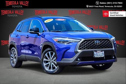 Blue Crush Metallic 2025 Toyota Corolla Cross XLE