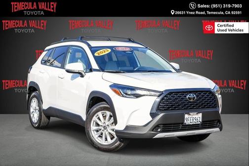 Wind Chill Pearl 2023 Toyota Corolla Cross LE
