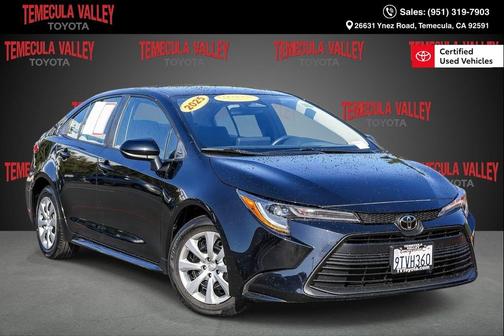 Black 2025 Toyota Corolla LE