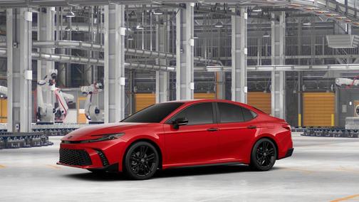 Red 2026 Toyota Camry Nightshade