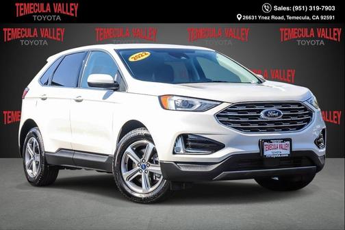 Star White Metallic Tri-Coat 2022 Ford Edge SEL