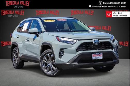 Lunar Rock 2023 Toyota RAV4 Hybrid XLE Premium