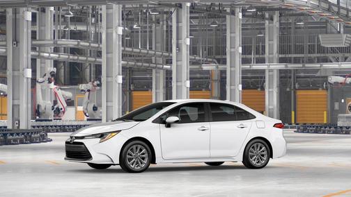 White 2026 Toyota Corolla LE