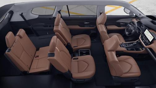 Red 2026 Toyota Grand Highlander Platinum