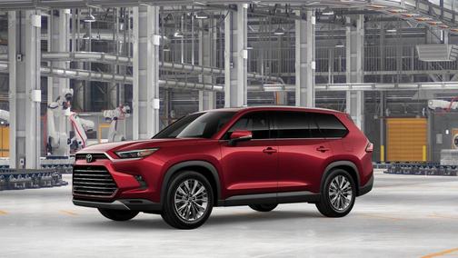Red 2026 Toyota Grand Highlander Platinum