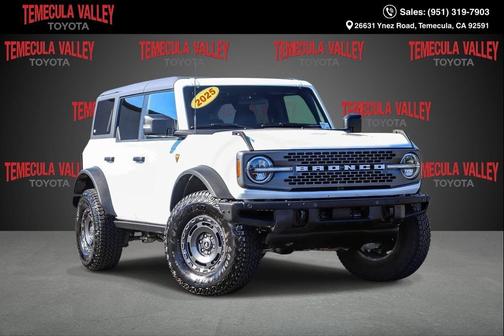 Oxford White 2025 Ford Bronco Badlands