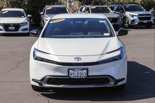White 2025 Toyota Prius XLE