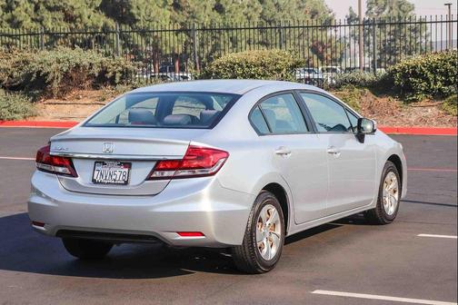Alabaster Silver Metallic 2015 Honda Civic LX