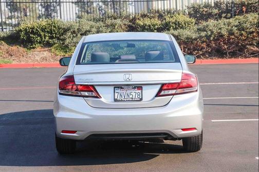 Alabaster Silver Metallic 2015 Honda Civic LX