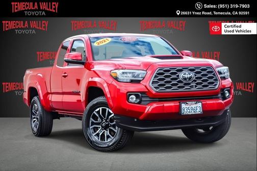 Barcelona Red Metallic 2021 Toyota Tacoma TRD Sport