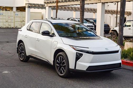 White 2026 Toyota bZ XLE Plus