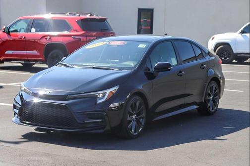 Midnight Black Metallic 2024 Toyota Corolla SE
