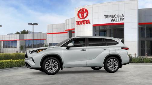 Wind Chill Pearl 2026 Toyota Highlander Hybrid Platinum