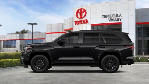 Midnight Black Metallic 2026 Toyota Sequoia Limited