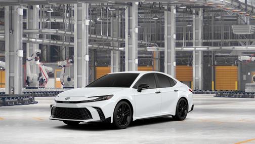 White 2026 Toyota Camry Nightshade