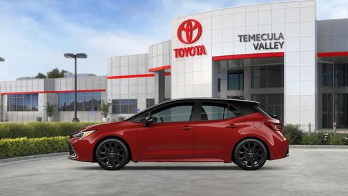 Finish Line Red/Midnight Black Metallic 2026 Toyota Corolla XSE