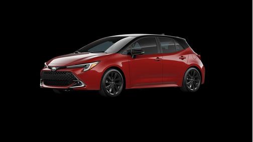 Finish Line Red/Midnight Black Metallic 2026 Toyota Corolla XSE