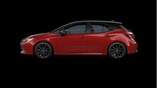 Finish Line Red/Midnight Black Metallic 2026 Toyota Corolla XSE