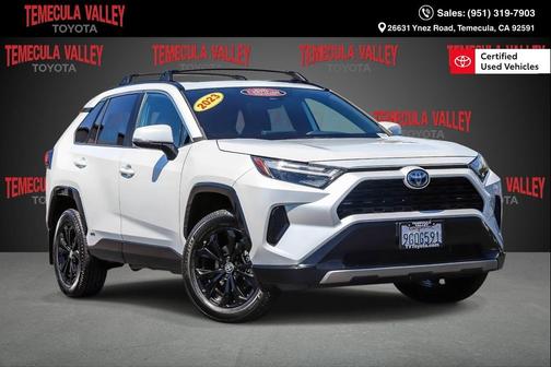 Wind Chill Pearl 2023 Toyota RAV4 Hybrid SE