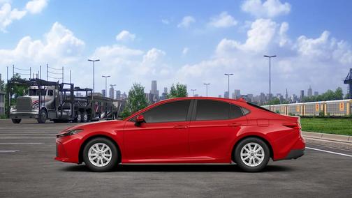 Supersonic Red 2026 Toyota Camry LE