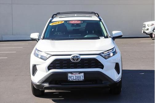 White 2022 Toyota RAV4 XLE