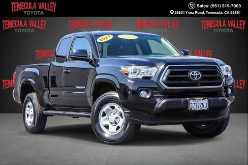 Midnight Black Metallic 2021 Toyota Tacoma SR5