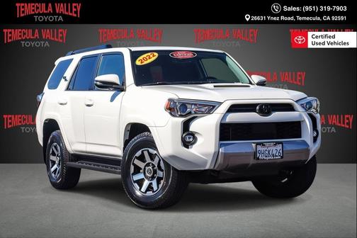 White 2022 Toyota 4Runner TRD Off Road Premium
