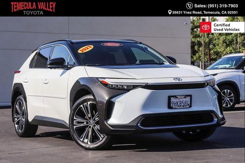 Wind Chill Pearl w/Black Roof 2023 Toyota bZ4X Limited