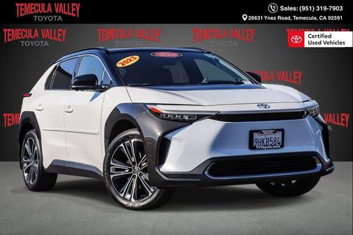Wind Chill Pearl w/Black Roof 2023 Toyota bZ4X Limited
