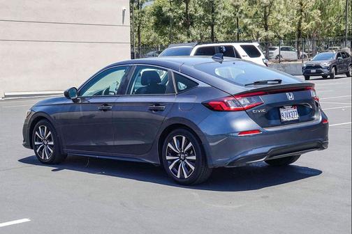 Gray 2024 Honda Civic EX-L