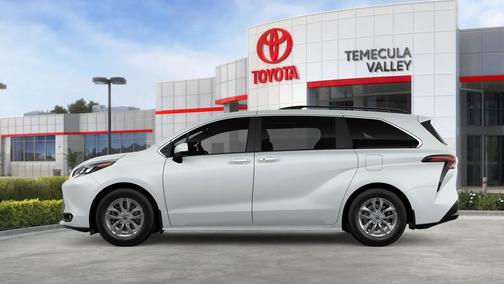 White 2026 Toyota Sienna XLE