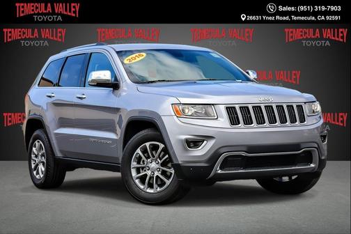 Billet Silver Metallic Clearcoat 2016 Jeep Grand Cherokee Limited