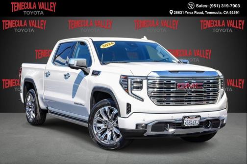 White Frost Tricoat 2024 GMC Sierra 1500 Denali