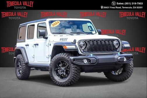 Bright White Clearcoat 2024 Jeep Wrangler 4xe Willys