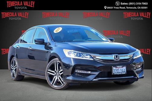 Crystal Black Pearl 2017 Honda Accord Sport