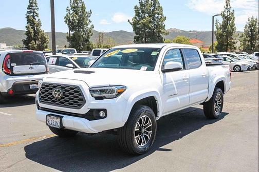White 2022 Toyota Tacoma TRD Sport