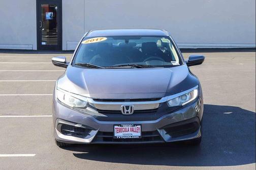 Modern Steel Metallic 2017 Honda Civic LX
