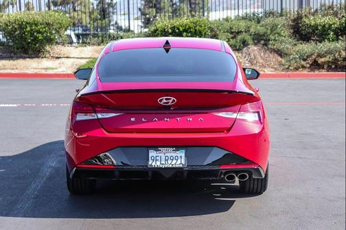 Scarlet Red Pearl 2023 Hyundai ELANTRA N Line