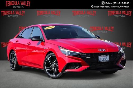 Scarlet Red Pearl 2023 Hyundai ELANTRA N Line