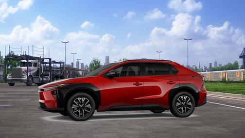 Supersonic Red 2026 Toyota bZ XLE Plus