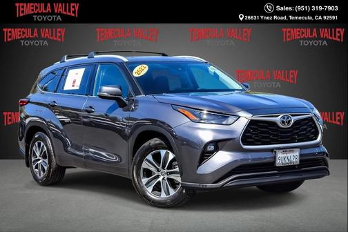 Magnetic Gray Metallic 2022 Toyota Highlander XLE