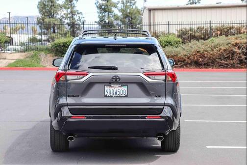 Magnetic Gray Metallic/Midnight Black Metallic 2025 Toyota RAV4 Hybrid SE