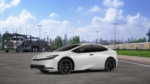 White 2026 Toyota Prius Plug-In Hybrid Nightshade