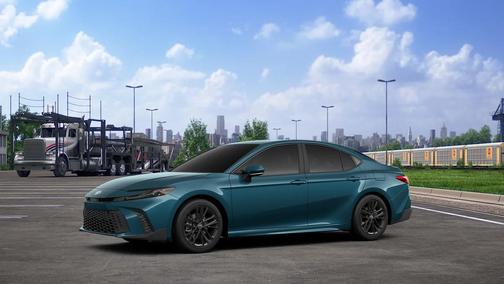 Teal 2026 Toyota Camry SE
